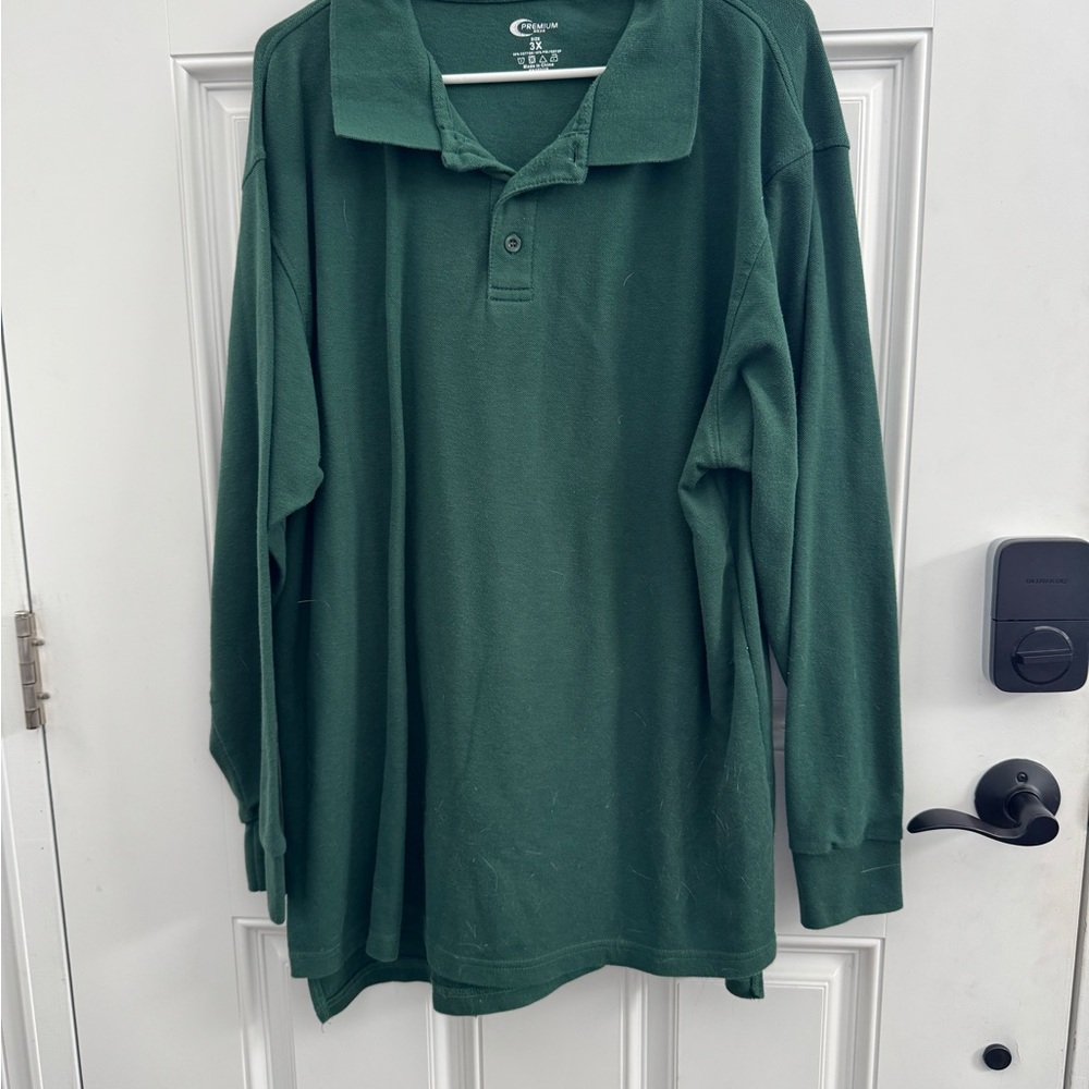 Classic Green Men's Shirt by Champion